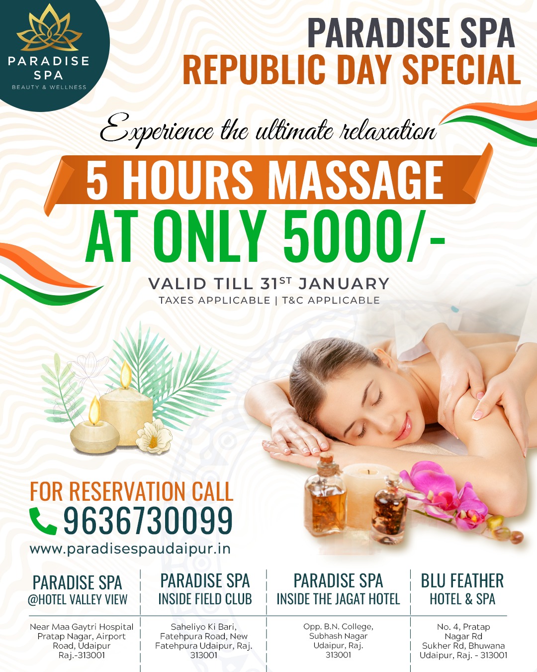 Best Massage Parlor in Udaipur